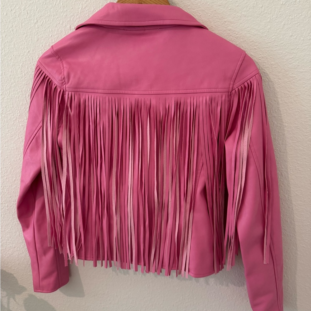 Pink Fringe Jacket - Picture 3 of 3